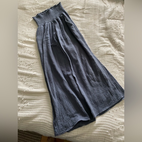 Boutique Zoe Smocked Set in *light blue*, medium - Picture 5 of 5